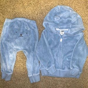 SOLD Carters terry cloth jacket and pants set